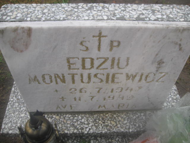 Edward Montusiewicz 1947 Rzeczenica - Grobonet - Wyszukiwarka osób pochowanych