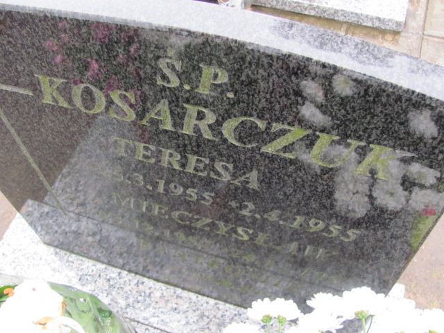 Mieczysław Kosarczuk 1957 Rzeczenica - Grobonet - Wyszukiwarka osób pochowanych