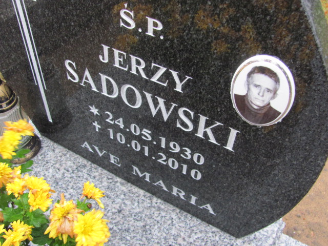 Jerzy Sadowski 1930 Rzeczenica - Grobonet - Wyszukiwarka osób pochowanych