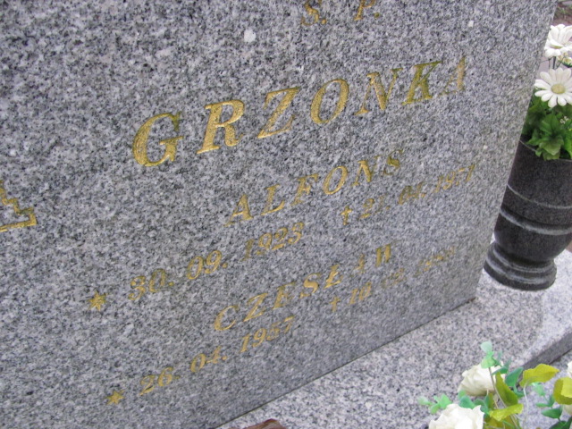 Bernard Grzonka 1953 Rzeczenica - Grobonet - Wyszukiwarka osób pochowanych