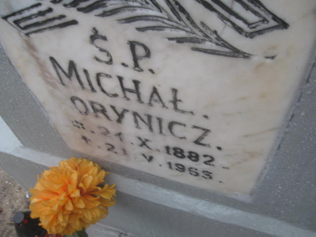 Michał Orynicz 1882 Rzeczenica - Grobonet - Wyszukiwarka osób pochowanych