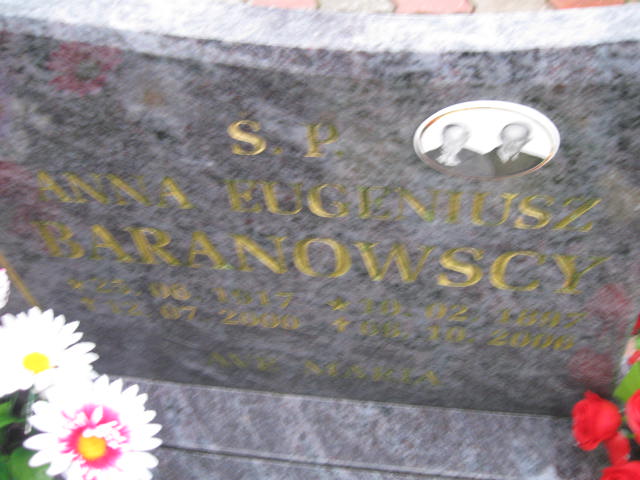 Anna Baranowska 1917 Rzeczenica - Grobonet - Wyszukiwarka osób pochowanych