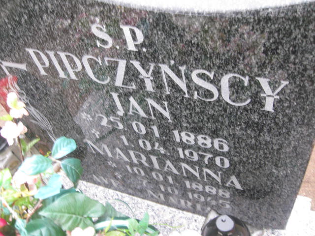 Jan Pipczyński 1886 Rzeczenica - Grobonet - Wyszukiwarka osób pochowanych