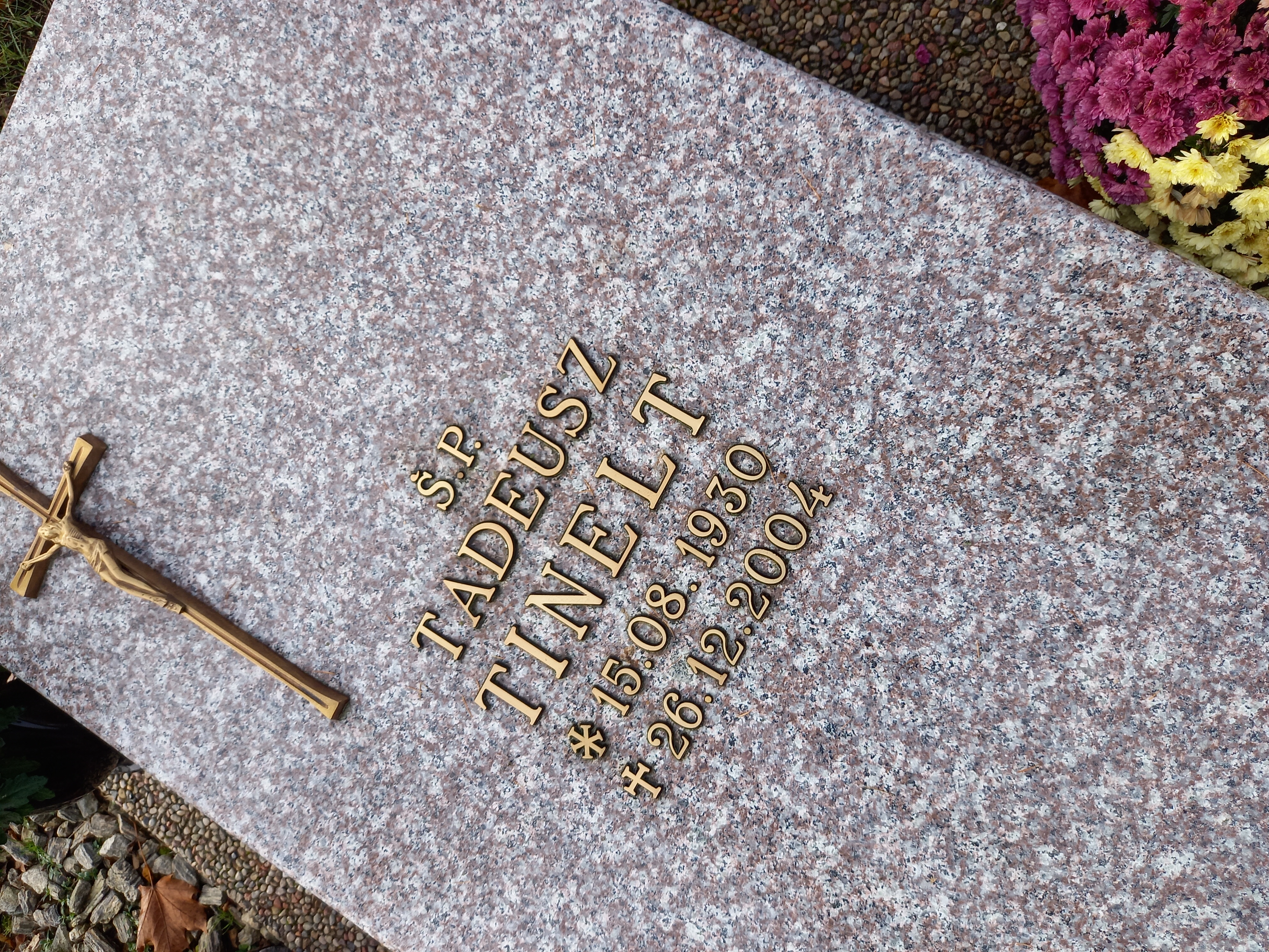 Tadeusz Tinelt 1930 Rzeczenica - Grobonet - Wyszukiwarka osób pochowanych